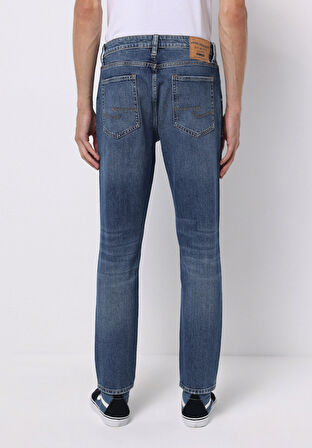 Regular Fit   Erkek İndigo Jean Pantolon