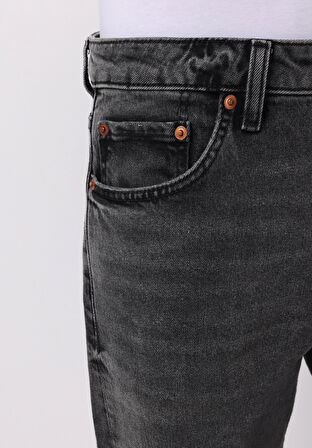 Regular Fit   Erkek Siyah Jean Pantolon