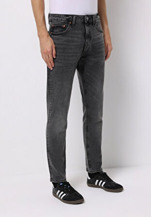 Regular Fit   Erkek Siyah Jean Pantolon