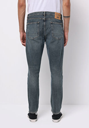 Regular Fit   Erkek Açik İndigo Jean Pantolon