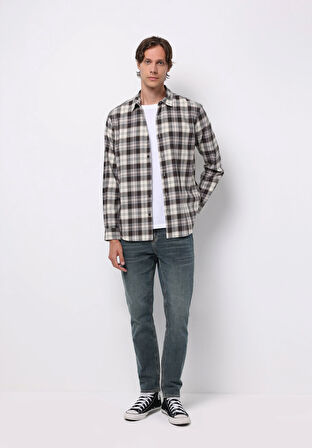 Regular Fit   Erkek Açik İndigo Jean Pantolon