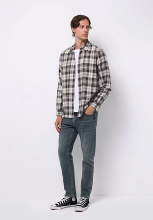 Regular Fit   Erkek Açik İndigo Jean Pantolon