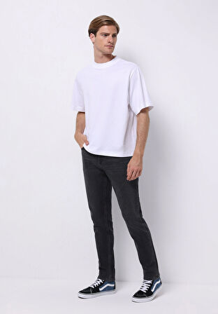 Regular Fit   Erkek Siyah Jean Pantolon