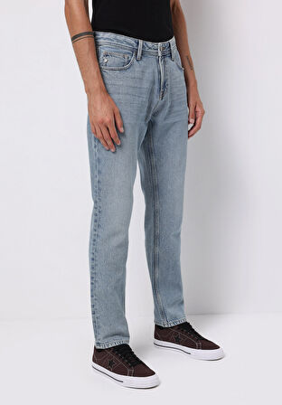 Regular Fit   Erkek İndigo Jean Pantolon