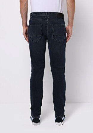 Straight Fit   Erkek İndigo Jean Pantolon