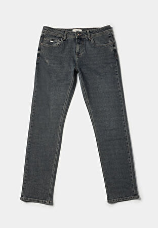 Straight Fit   Erkek İndigo Jean Pantolon