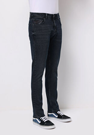 Regular Fit   Erkek İndigo Jean Pantolon