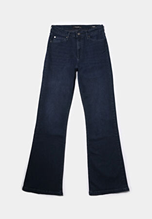 Regular Fit   Kadın Koyu İndigo Jean Pantolon