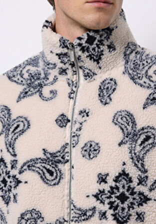 Comfort Fit    Erkek Ekru Ceket