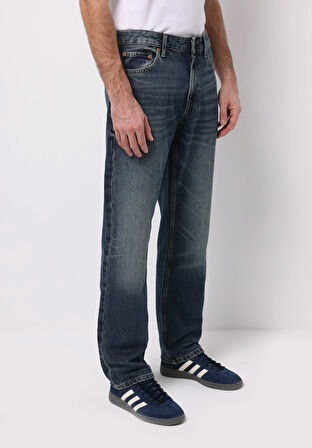 Regular Fit   Erkek İndigo Jean Pantolon
