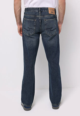 Regular Fit   Erkek İndigo Jean Pantolon