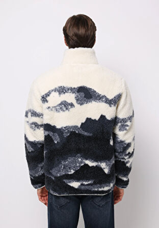 Comfort Fit    Erkek Ekru Ceket