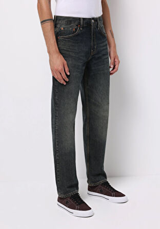 Regular Fit   Erkek Koyu İndigo Jean Pantolon