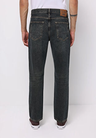 Regular Fit   Erkek Koyu İndigo Jean Pantolon