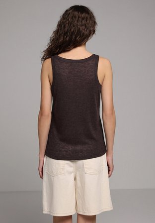 Slim Fit   Kadın Kahverengi Atlet