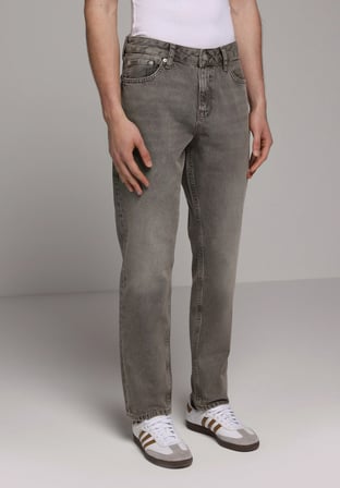 Regular Fit   Erkek Over Dyed Denim Jean Pantolon