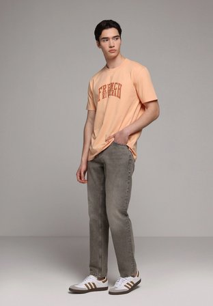 Regular Fit   Erkek Over Dyed Denim Jean Pantolon