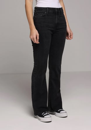 Regular Fit   Kadın Anthracite Denim Jean Pantolon