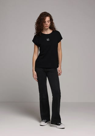 Regular Fit   Kadın Anthracite Denim Jean Pantolon
