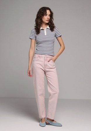 Straight Fit   Kadın Colour Denim Jean Pantolon