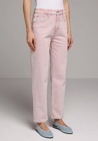 Straight Fit   Kadın Colour Denim Jean Pantolon