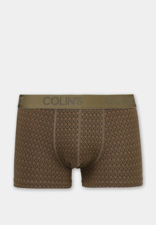 Trunk Fit Baskılı Erkek Yeşil Boxer
