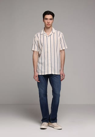 Regular Fit   Erkek Koyu İndigo Jean Pantolon