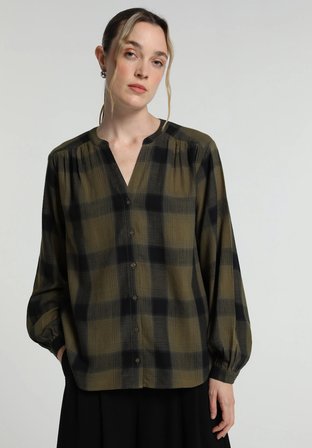 Fashion Fit   Kadın Yeşil  Gömlek