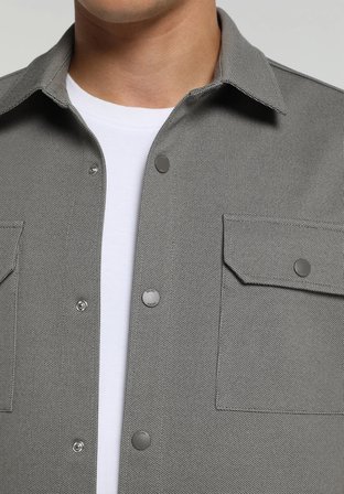 Regular Fit Çıtçıtlı   Erkek Kahverengi Ceket