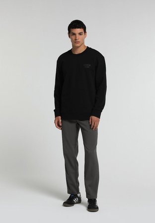 Regular Fit Orta Bel Düz Paça Erkek Yeşil  Pantolon