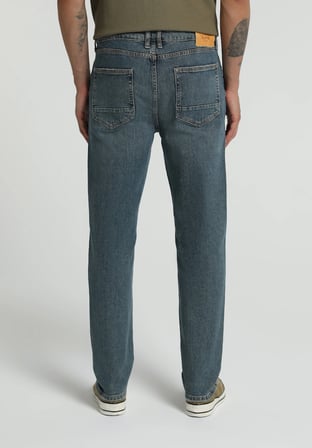 Skinny Fit   Erkek Green Cast Denim Jean Pantolon