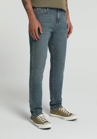Skinny Fit   Erkek Green Cast Denim Jean Pantolon