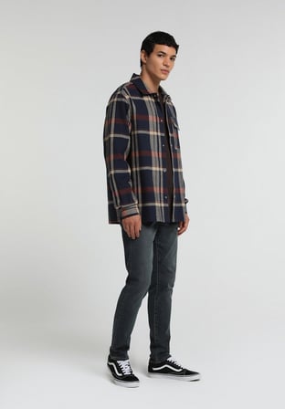 Slim Fit   Erkek Over Dyed Denim Jean Pantolon