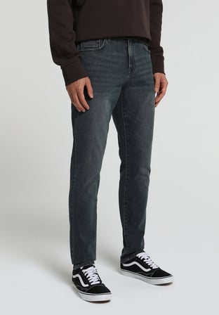 Slim Fit   Erkek Over Dyed Denim Jean Pantolon