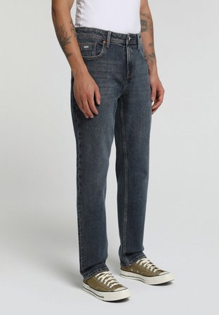 Straight Fit   Erkek Light İndigo Denim Jean Pantolon