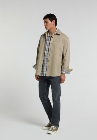 Straight Fit   Erkek Light İndigo Denim Jean Pantolon