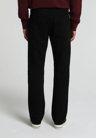 Straight Fit   Erkek Black Black Denim Jean Pantolon