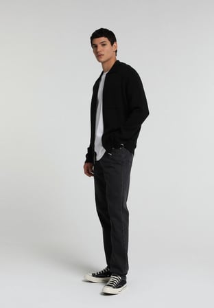 Straight Fit   Erkek Anthracite Denim Jean Pantolon