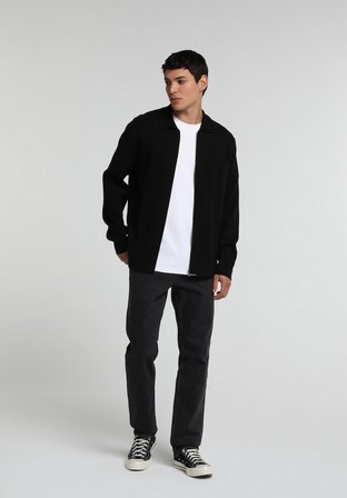 Straight Fit   Erkek Anthracite Denim Jean Pantolon