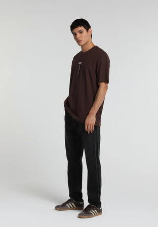 Tapered Fit   Erkek Black Black Denim Jean Pantolon