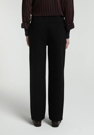 Slim Tapered Fit   Kadın Black Black Denim Jean Pantolon