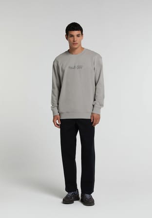 Relaxed Fit Orta Bel Düz Paça Erkek Lacivert  Pantolon