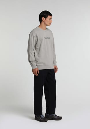 Relaxed Fit Orta Bel Düz Paça Erkek Lacivert  Pantolon