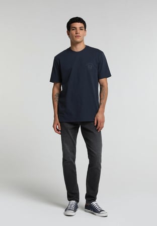 Slim Fit   Erkek Black Denim Jean Pantolon