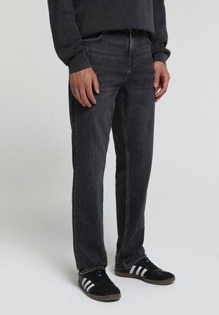 Straight Fit   Erkek Black Denim Jean Pantolon