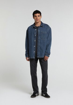 Straight Fit   Erkek Black Denim Jean Pantolon