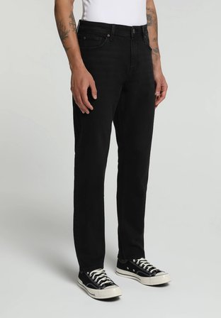 Slim Tapered Fit   Erkek Black Black Denim Jean Pantolon