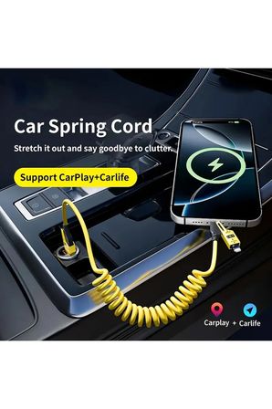 65W Çok Fonksiyonlu 4'ü Bir Arada USB Type C Lighting Mikro Çoklu Şarj Kablosu PD Hızlı Şarj