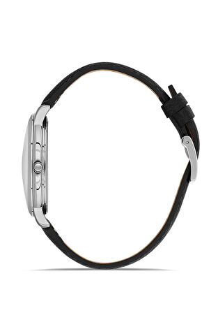 Hislon Siyah Deri Kordon Erkek Kol Saati CL161S-11BS