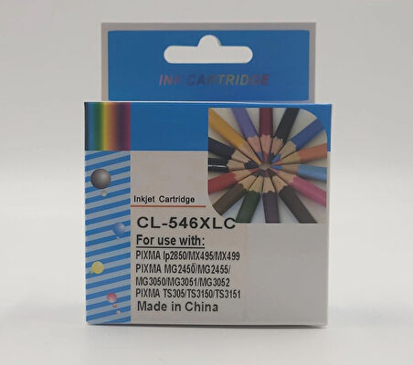 Dpi Kartuş Canon CL-546XLC CMY 3’lü Muadil Kartuş Seti – 600 Sayfa